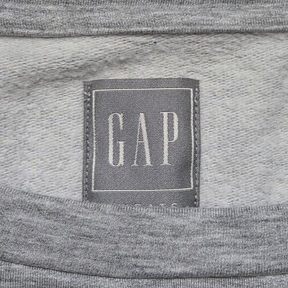 Gap Maternity Nursing Snap‑Button Sweatshirt Women’s Medium Gray Pullover - Picture 2 of 7